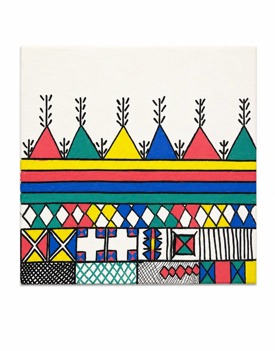 Sarra Shaye's original handmade Al-Qatt painting